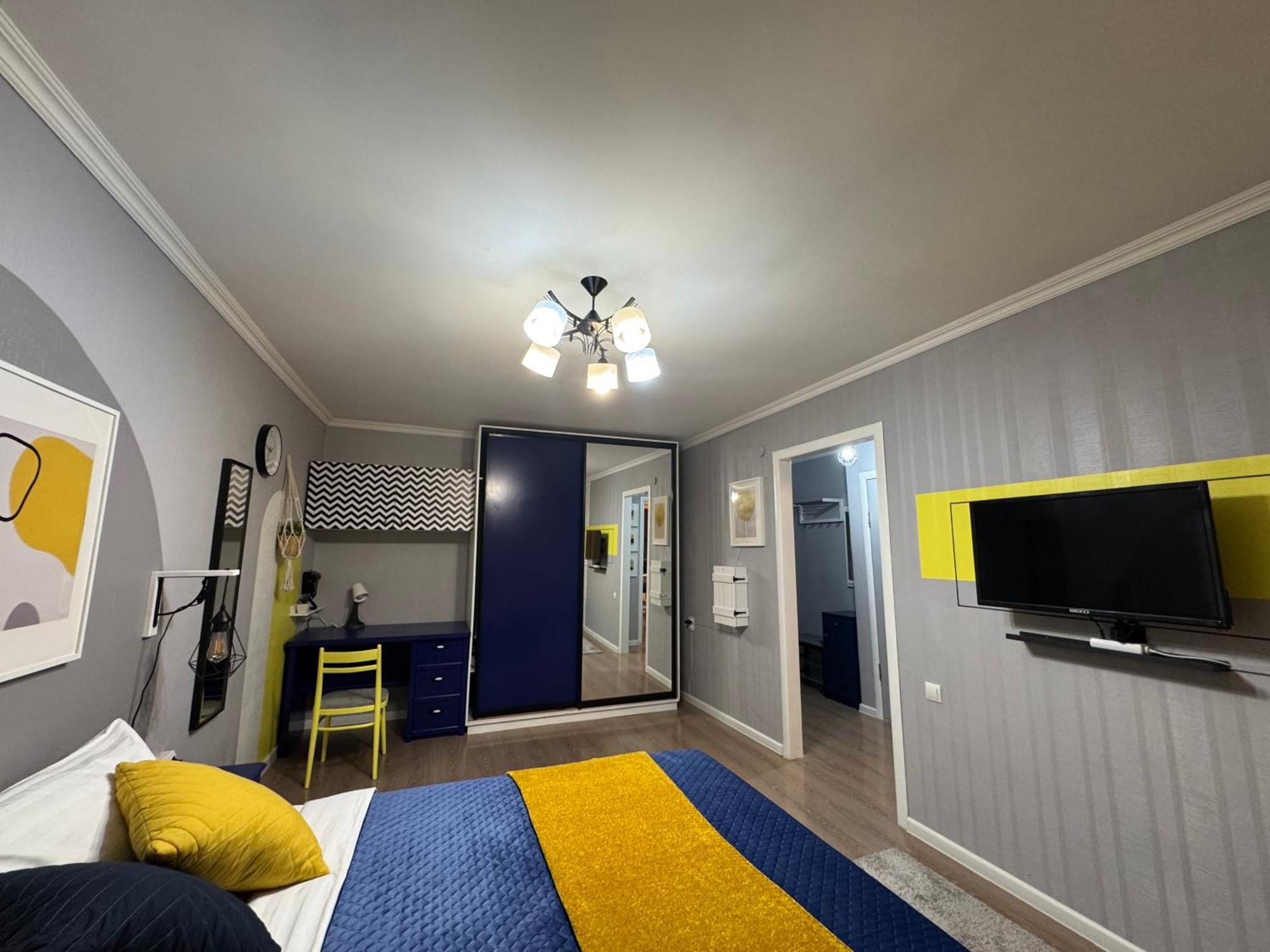 Almatyda На Басенова Apartment Ruang foto